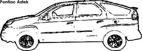 Pontiac Aztek coloring