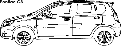 Pontiac G3 coloring