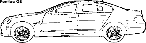 Pontiac G8 coloring