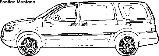 Pontiac Montana coloring