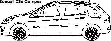 Renault Clio Campus coloring