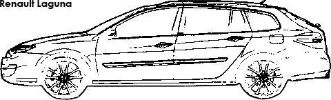 Renault Laguna coloring