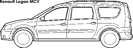 Renault Logan MCV coloring