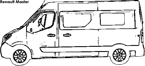 Renault Master coloring