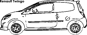 Renault Twingo coloring