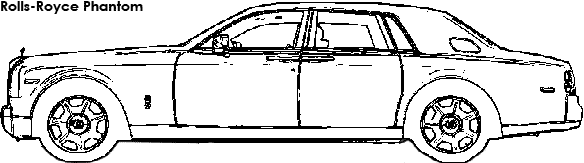 Rolls-Royce Phantom coloring