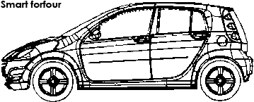 Smart forfour coloring