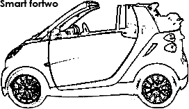 Smart fortwo coloring