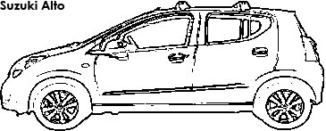 Suzuki Alto coloring