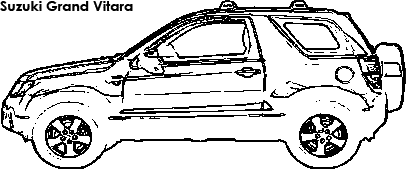 Suzuki Grand Vitara coloring