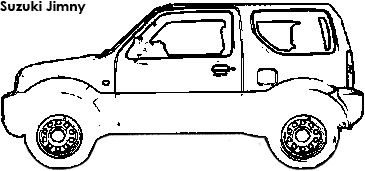 Suzuki Jimny coloring