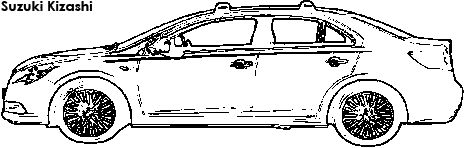 Suzuki Kizashi coloring