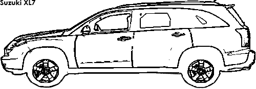Suzuki XL7 coloring