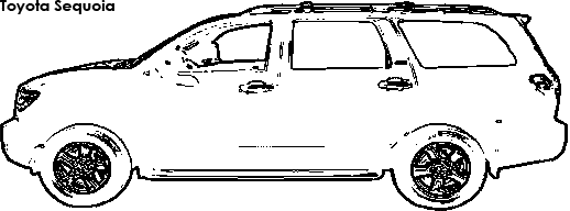 Toyota Sequoia coloring