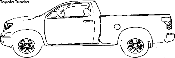 Toyota Tundra coloring