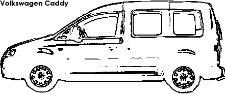 Volkswagen Caddy coloring
