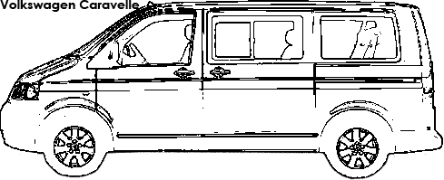 Volkswagen Caravelle coloring