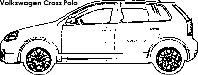 Volkswagen Cross Polo coloring