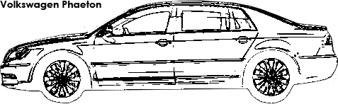 Volkswagen Phaeton coloring