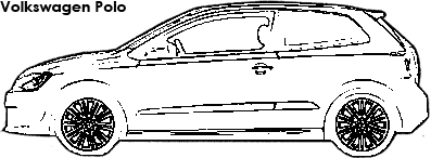 Volkswagen Polo coloring