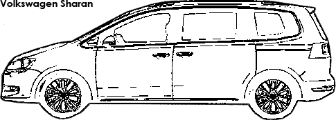 Volkswagen Sharan coloring