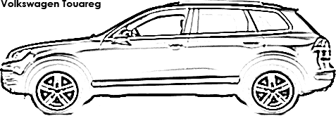 Volkswagen Touareg coloring