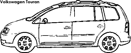 Volkswagen Touran coloring