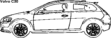 Volvo C30 coloring