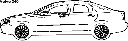 Volvo S40 coloring