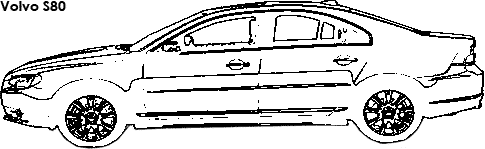 Volvo S80 coloring