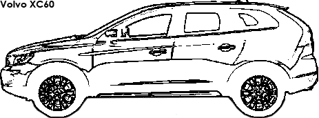 Volvo XC60 coloring