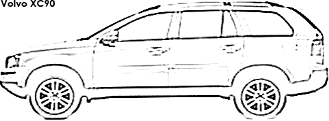 Volvo XC90 coloring